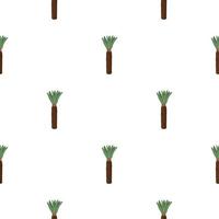 palmera de patrones sin fisuras. fondo de plantas tropicales. vector