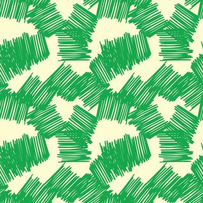 Brushstrokes and thin stripes seamless pattern. Cross Hatching endless background. Grunge backdrop.