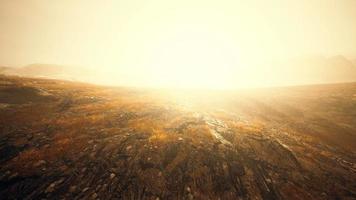 nepal mountains in fog at summer video