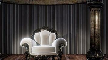 luxurious theater curtain stage with chair video