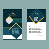 id card design vector