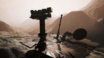 Opportunity Mars exploring the surface of red planet video