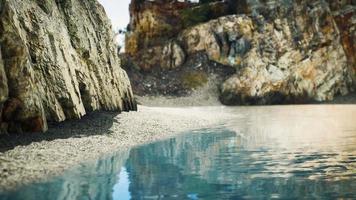 rocky coastline in Sintra Portugal video