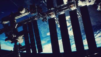 estação Espacial Internacional. elementos desta imagem fornecidos pela nasa video