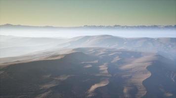 Red Sand Desert Dunes at Sunset