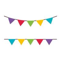 Party banner pennant vector design