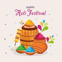 indian festival of holi vector