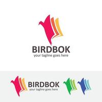 diseño de logotipo de pájaro creativo vector