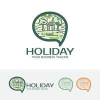 House vector logo design