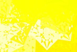 Light Yellow vector layout with triangle forms.