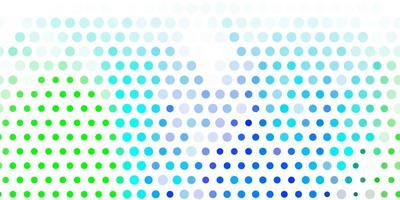 Light blue, green vector layout with circle shapes.