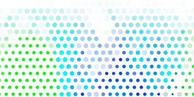 Light blue, green vector layout with circle shapes.