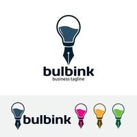 Lightbulb vector logo design