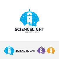 Lighthouse concept logo design vector