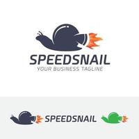 Snail vector logo design