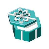 cute gift box vector