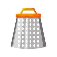 steel grater icon vector