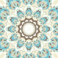 decorative background with ethnic style pattern design vector