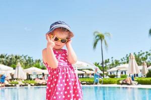 Portrait of a happy girl outdoors in summer day. Amara Dolce Vita Luxury Hotel. Resort. Tekirova-Kemer. Turkey.