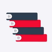 1,2,3,4 steps, timeline, vector infographics elements