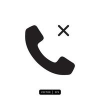 Telephone Icon vector - Sign or Symbol