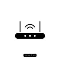 Router Icon Vector - Sign or Symbol