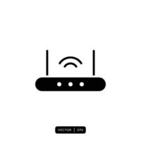 Router Icon Vector - Sign or Symbol