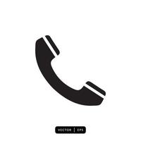 Telephone Icon vector - Sign or Symbol