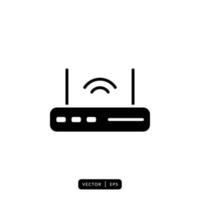 Router Icon Vector - Sign or Symbol