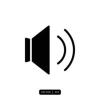 Speaker Icon Vector - Sign or Symbol