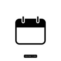 Calendar Icon Vector - Sign or Symbol