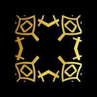 Ornate element for design place for text, wedding invitations, and greeting cards. vector