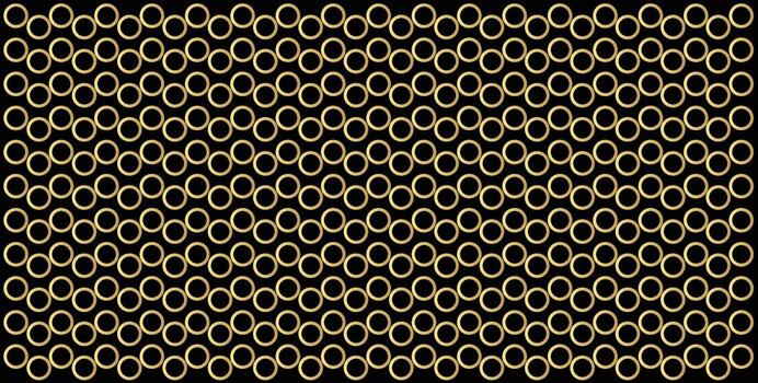 Gold polka dots pattern, colorful holiday background - vector abstract background