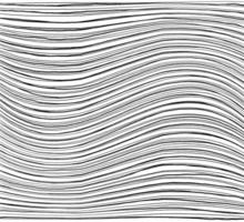 Hand drawn abstract pattern with hand drawn lines, strokes. Set of vector grunge brushes. wavy striped, Vector EPS 10 illustration