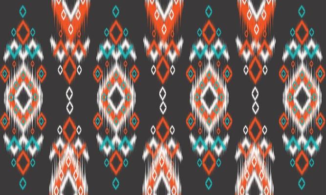 Geometric ethnic oriental pattern traditional Design for background,carpet,wallpaper,clothing,wrapping,Batik,fabric,Vector illustration.embroidery style.