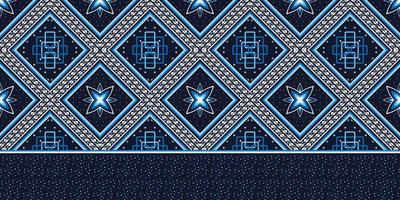 Abstract ethnic geometric pattern design for background or wallpaper. vector