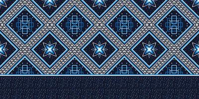 Abstract ethnic geometric pattern design for background or wallpaper. vector