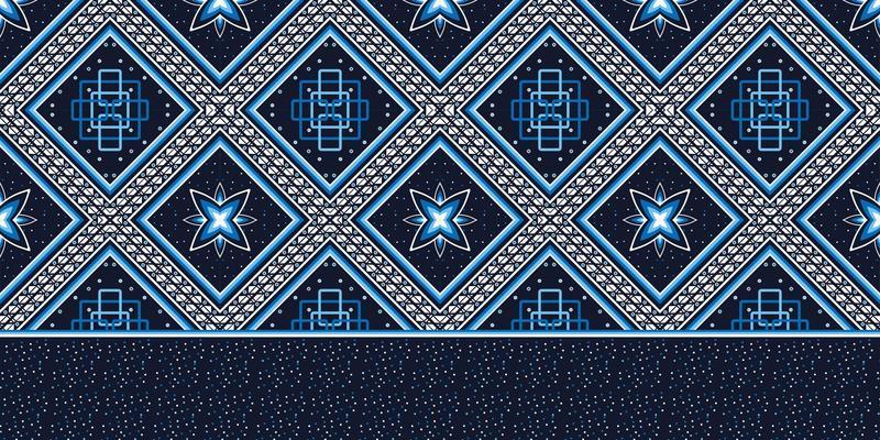 Abstract ethnic geometric pattern design for background or wallpaper.