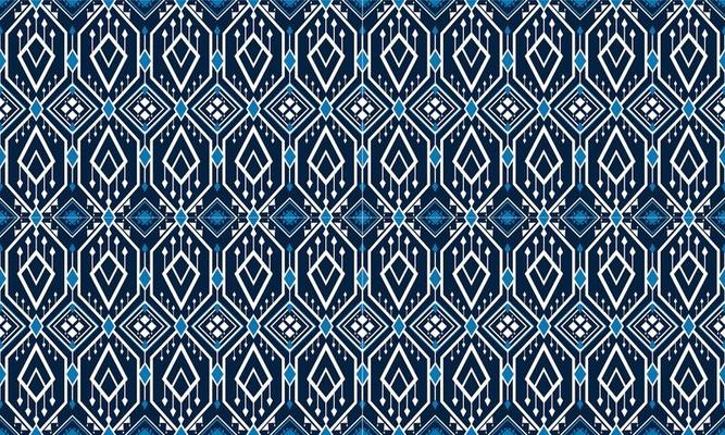 Geometric ethnic oriental pattern traditional Design for background,carpet,wallpaper,clothing,wrapping,Batik,fabric,Vector illustration.embroidery style.