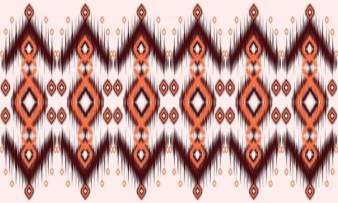 Geometric ethnic oriental pattern traditional Design for background,carpet,wallpaper,clothing,wrapping,Batik,fabric,Vector illustration.embroidery style.