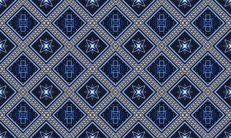Abstract ethnic geometric pattern design for background or wallpaper. vector