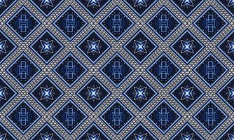 Abstract ethnic geometric pattern design for background or wallpaper. vector