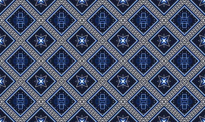 Abstract ethnic geometric pattern design for background or wallpaper.