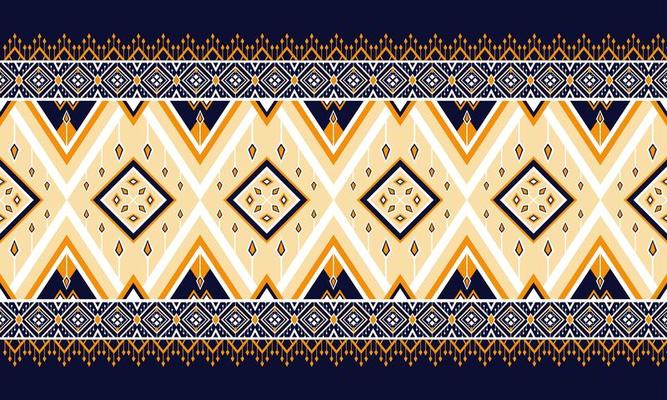 Geometric ethnic pattern embroidery .carpet,wallpaper,clothing,wrapping,batik,fabric,Vector illustration embroidery style.