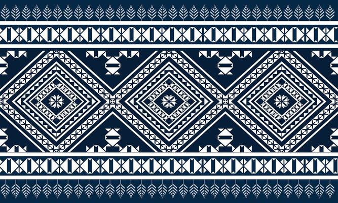 Geometric ethnic pattern embroidery .carpet,wallpaper,clothing,wrapping,batik,fabric,Vector illustration embroidery style.