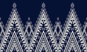 Geometric ethnic pattern design for seamless background. vector