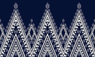 Geometric ethnic pattern design for seamless background. vector