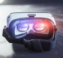 Virtual reality glasses isolated photo