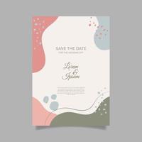 Wedding invitations vector template. save the date. abstract arts design for wedding celebration. - Vector.