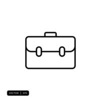 Briefcase Icon Vector - Sign or Symbol